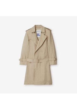 Burberry Long Tricotine Trench Coat