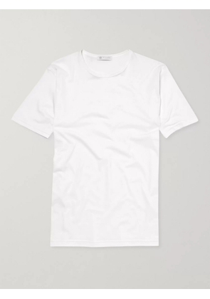 Sunspel - Superfine Cotton Underwear T-Shirt - Men - White - S