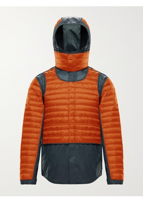 Moncler Genius - 5 Moncler Craig Green Chrysemys Panelled Quilted Nylon Hooded Down Jacket - Men - Orange - 2