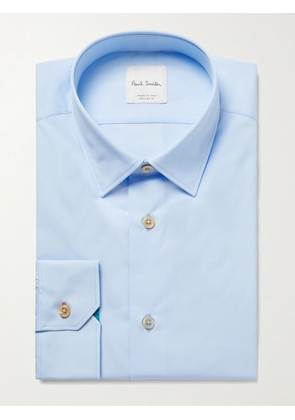Paul Smith - Light-Blue Slim-Fit Cotton-Poplin Shirt - Men - Blue - UK/US 15