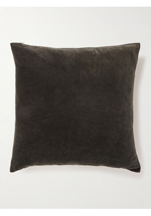 The Conran Shop - Cotton-Velvet and Linen Cushion - Men - Gray