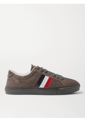 Moncler - New Monaco Suede and Leather Sneakers - Men - Brown - EU 40