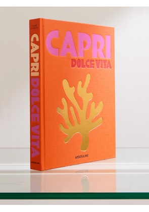 Assouline - Capri Dolce Vita Hardcover Book - Men - Orange