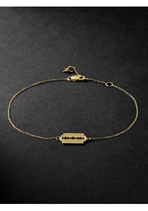 Mateo - Mini Razor Blade Gold Bracelet - Men - Gold