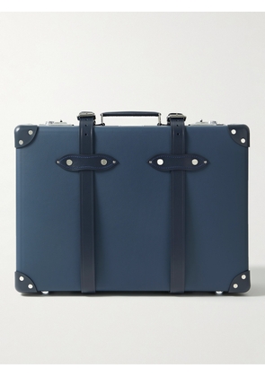 Globe-Trotter - 125th Anniversary Leather-Trimmed Carry-On Suitcase - Men - Blue