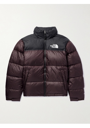 The North Face - 1996 Retro Nuptse Logo-Embroidered Quilted Recycled-Ripstop Down Jacket - Men - Brown - XS