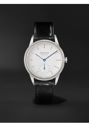 NOMOS Glashütte - Orion Neomatik Limited Edition Automatic 36.4mm Stainless Steel and Leather Watch, Ref. No. 395.S1 - Men - White