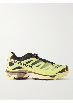 Salomon - XT4-OG Rubber-Trimmed Mesh Sneakers - Men - Yellow - UK 7
