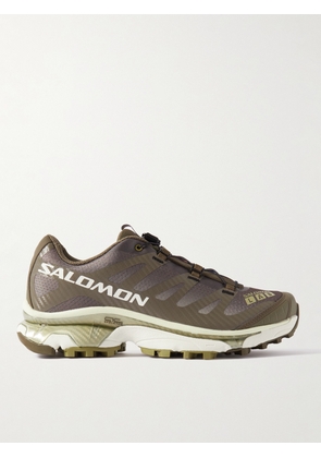 Salomon - XT4-OG Rubber-Trimmed Mesh Sneakers - Men - Brown - UK 7