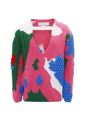 Jw Anderson Merino Wool Jacquard Sweater