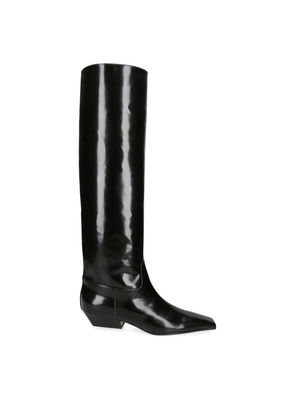Khaite Leather Marfa Knee-High Boots