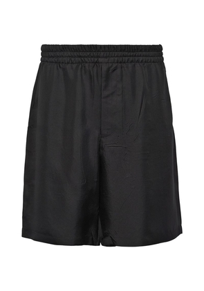 Prada Silk Bermuda Shorts
