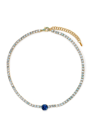 Nadine Aysoy Yellow Gold And Sapphire Le Cercle Tennis Necklace