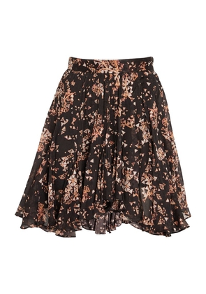Isabel Marant Cotton-Silk Anael Mini Skirt