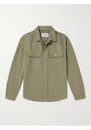 FRAME - Cotton Overshirt - Men - Green - S