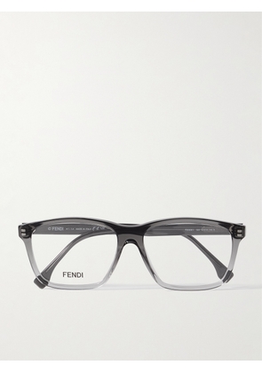 Fendi - Fendi Fine D-Frame Acetate Optical Glasses - Men - Gray