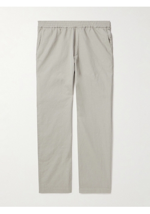 Barena - Torsador Straight-Leg Cotton-Blend Drill Trousers - Men - Gray - IT 44