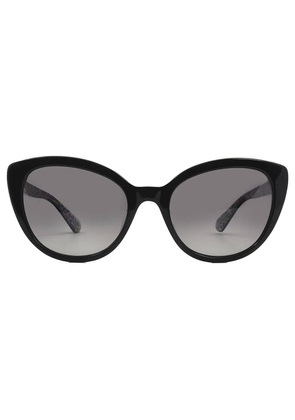 Kate Spade Polarized Grey Shaded Cat Eye Ladies Sunglasses AMBERLEE/S 0807/WJ 55