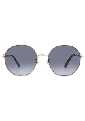 Kate Spade Dark Grey Shaded Round Ladies Sunglasses VENUS/F/S 0RHL/9O 56