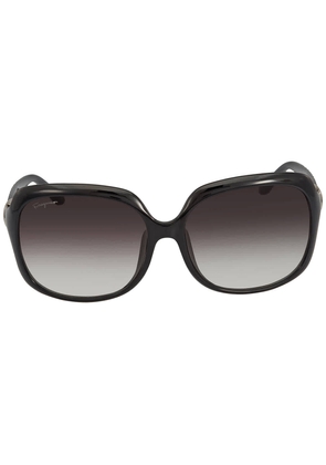 Salvatore Ferragamo Grey Gradient Square Ladies Sunglasses SF739SA 001 59