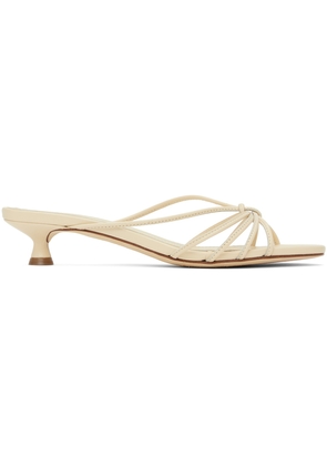 Aeyde Off-White Milla Heeled Sandals