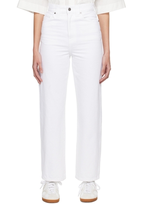 KHAITE White 'The Shalbi' Jeans