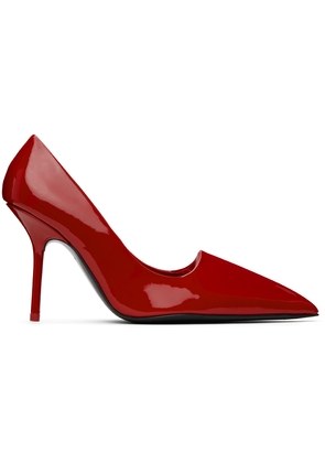 Acne Studios Red Leather Heels