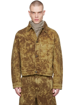 LEMAIRE Brown Boxy Trucker Jacket