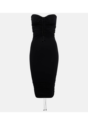 Wolford Fatal ruched strapless minidress