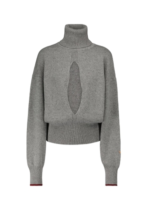 Victoria Beckham Cutout cashmere-blend knit sweater