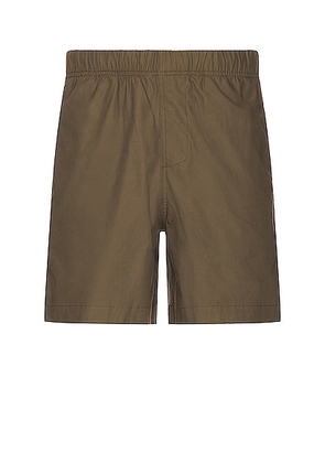 WAO The Volley Short in Olive - Green. Size S (also in L, XL).