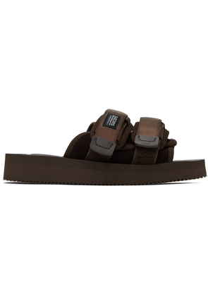 SUICOKE Brown Moto-VS Sandals