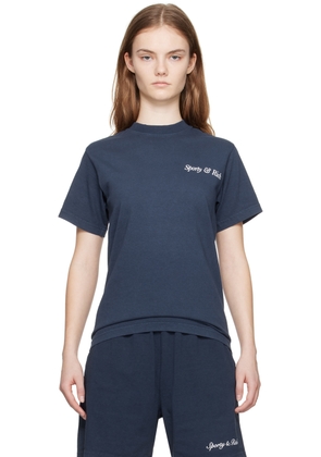 Sporty & Rich Navy HWCNY T-Shirt