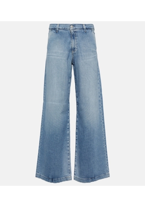 AG Jeans Stella low-rise wide-leg jeans