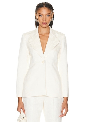 Alexis Varo Jacket in Ivory - Ivory. Size M (also in ).