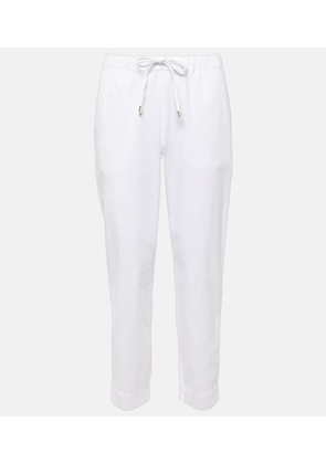 Max Mara Leisure Terreno cotton-blend slim pants