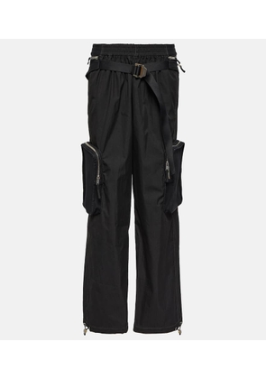 Dion Lee Mid-rise cotton-blend cargo pants