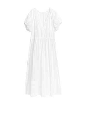 Broderie Anglaise Dress - White