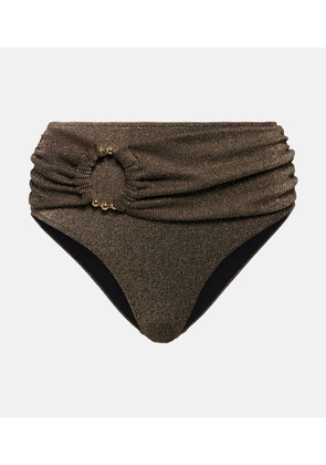 Alexandra Miro Dorit ruched bikini bottoms