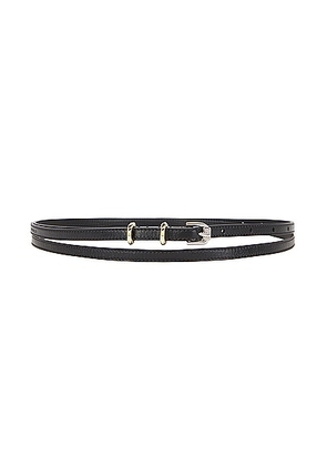 Givenchy Voyou Double Wrap Belt in Black - Black. Size 75 (also in 80, 90).