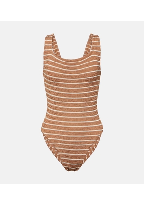 Hunza G Striped swimsuit