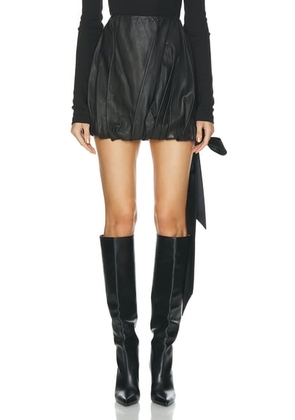 Helmut Lang Bubble Skirt in Black - Black. Size 0 (also in 2, 4, 6).