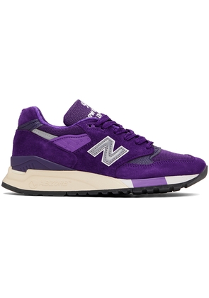 New Balance Purple Made in USA 998 Sneakers
