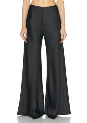 Norma Kamali Bias Elephant Pant in Black - Black. Size L (also in M, S, XL, XS).