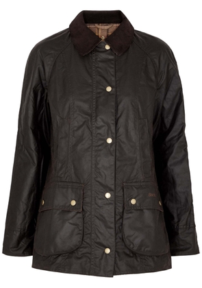 Barbour BY Alexachung Beadnell Waxed Cotton Jacket - Brown - 10 (UK10 / S)