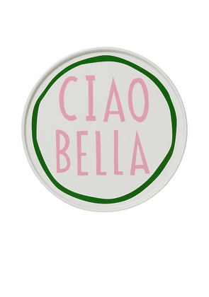 In The Roundhouse Ciao Bella Plate in Green.