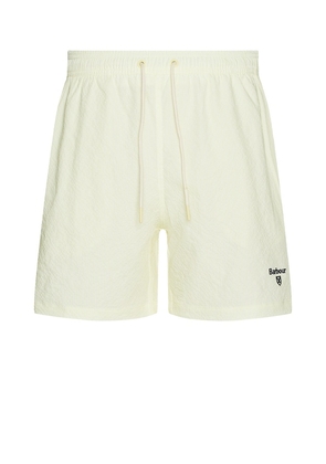 Barbour Somerset Swim Short in Yellow. Size S.
