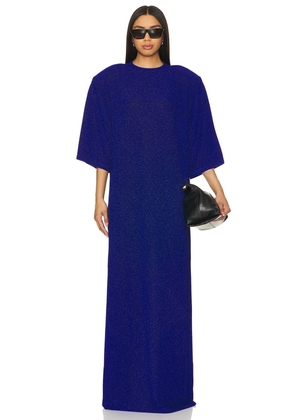 FIORUCCI Padded Tee Dress in Blue. Size M, S, XL.