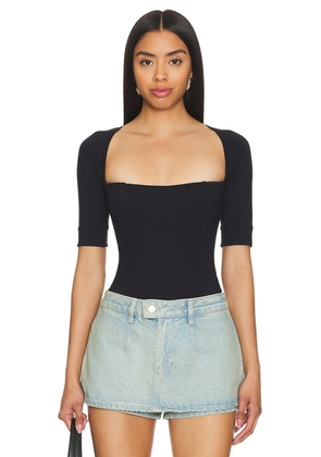 Free People x REVOLVE Everly Bodysuit in Black. Size M, S, XL, XS.