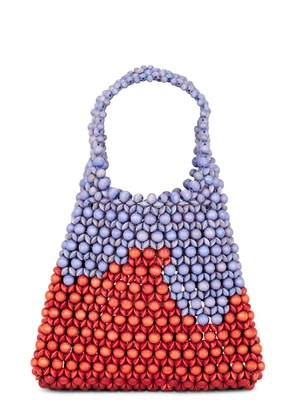 Aranaz Drip Handbag in Baby Blue.
